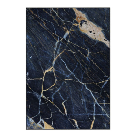Grand tapis de salon en polyester multicolore 180 x 280 cm poils 4 mm antidérapant lavable