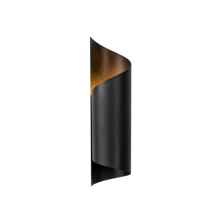 Applique murale Lampe en métal noir 10 x 16 x 35 cm E27 40 W IP20