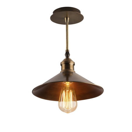 Plafonnier Luminaire en métal finition vintage Ø24 cm hauteur 31 cm E27 40 W IP20 Scandinave