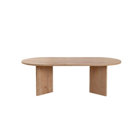 Table basse de salon en bois MDF mélaminé chêne saphir 119 x 60 x 40 cm