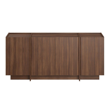 Console Meuble dentrée en bois MDF mélaminé noyer Milano 180 x 45 x 80 cm