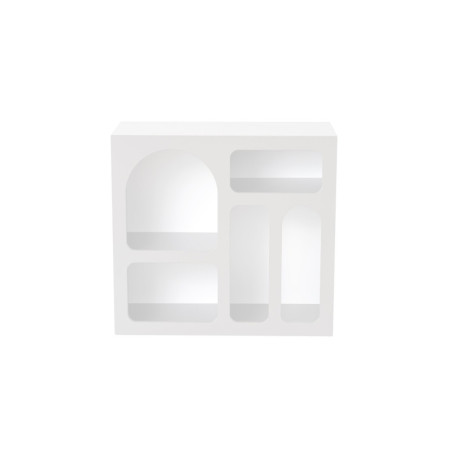 Console Meuble dentrée en bois MDF mélaminé blanc 80 x 37 x 74 cm