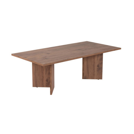Table basse de salon en bois MDF mélaminé pin atlantique 119 x 60 x 40 cm