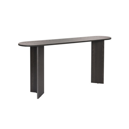 Buffet Meuble de rangement en bois MDF mélaminé noir 150 x 35 x 75 cm