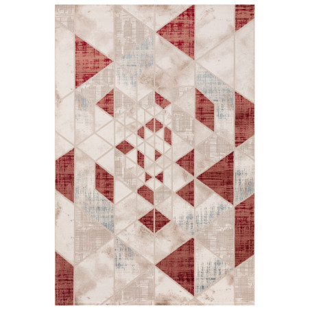 Tapis de salon en polyester corail 60 x 110 cm