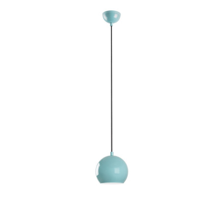 Suspension Luminaire en métal turquoise Ø15 cm hauteur 111 cm E27 40 W IP20