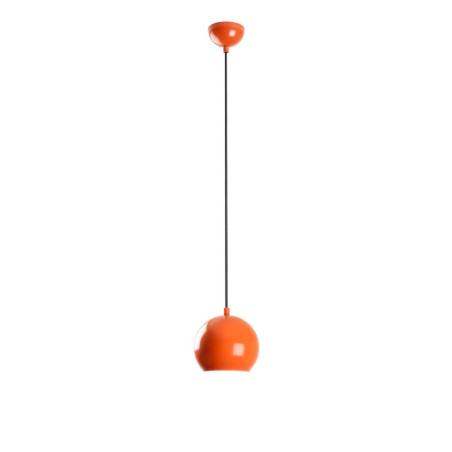 Suspension Luminaire en métal orange Ø15 cm hauteur 111 cm E27 40 W IP20