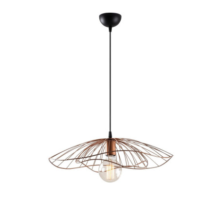Suspension Luminaire en métal cuivre Ø50 cm hauteur 111 cm E27 40 W IP20