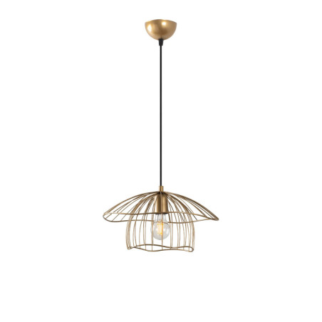 Suspension Luminaire en métal doré Ø68 cm hauteur 112 cm E27 40 W IP20