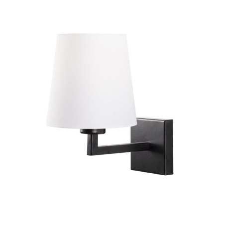 Applique murale Lampe en métal noir et blanc 18 x 24 x 30 cm E27 40 W IP20