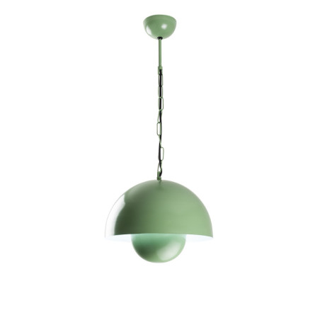 Suspension Luminaire en métal vert menthe Ø30 cm hauteur 70 cm E27 40 W IP20