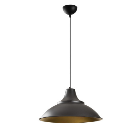 Suspension Luminaire en métal noir et doré Ø44 cm hauteur 121 cm E27 40 W IP20
