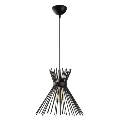 Suspension Luminaire en fer noir Ø34 cm hauteur 131 cm E27 40 W IP20