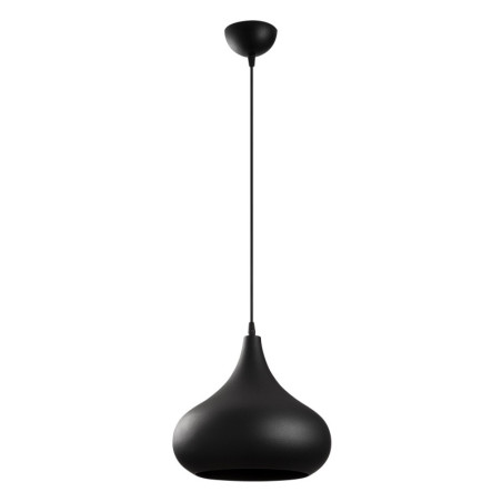 Suspension Luminaire en métal noir et doré Ø30 cm hauteur 126 cm E27 40 W IP20
