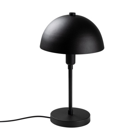 Lampe de table Lampe à poser en métal noir Ø20 cm hauteur 35 cm E14 40 W IP20