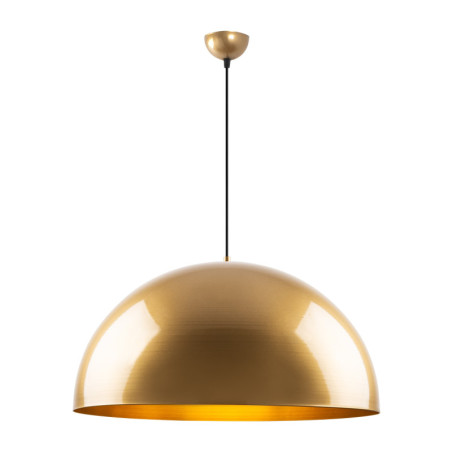 Suspension Luminaire en métal doré Ø60 cm hauteur réglable 46 à 126 cm E27 40 W IP20