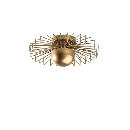 Lustre Luminaire en métal doré - L 45 × P 45 × H 18 cm - 1 x G9 Max 8W - IP20