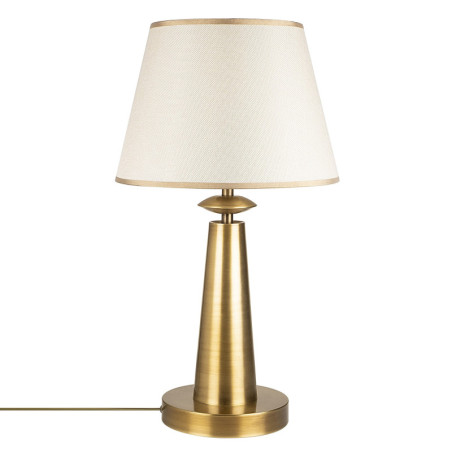 Lampe de table Lampe à poser en métal et tissu finition vintage Ø30 cm hauteur 55 cm E27 40 W IP20