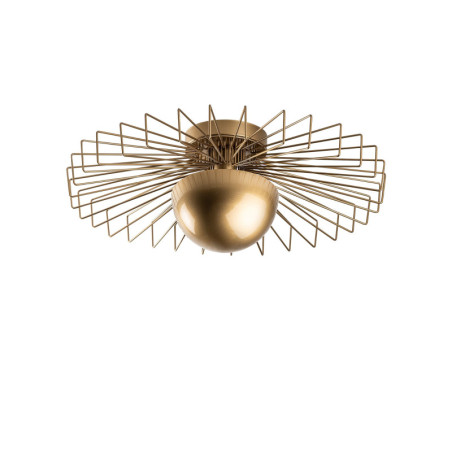 Suspension Luminaire en métal doré 60 x 60 x 24 cm G9 8 W IP20