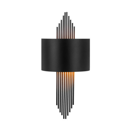 Applique murale Lampe en métal noir 75 x 22 x 10 cm E27 40 W