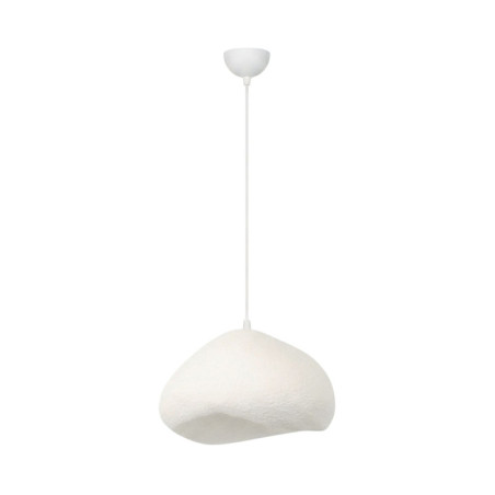 Suspension Luminaire en métal et fibre de verre blanc 50 x 46 x 32 cm E27 40 W IP20