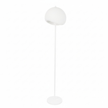 Lampadaire Lampe sur pied en métal et fibre de verre blanc 34 x 29 cm E27 40 W IP20