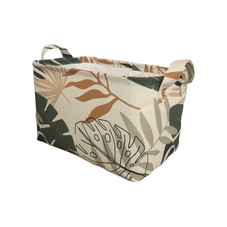 Panier de rangement en polyester multicolore - L 37 × P 27 × H 25 cm
