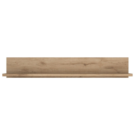 Étagère murale Rangement en Bois MDF noyer - L 90 × P 14,8 × H 15 cm