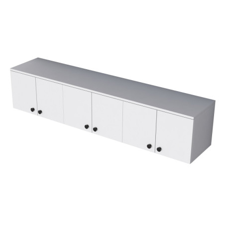Armoire multifonction en Bois MDF blanc - L 179,6 × P 37,5 × H 43,6 cm