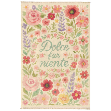 Tapis en coton multicolore - 200 × 300 cm - Hauteur de poil 12 mm - Dos antidérapant - Lavable en machine à 30 °C
