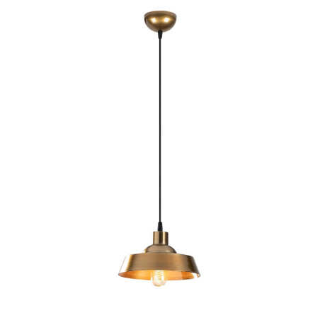 Lustre Luminaire en métal doré - 22 × 22 × H 107 cm - E27 Max 40 W - IP20 - Style glamour scandinave