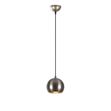 Lustre Luminaire en métal argenté - 15 × 30 × H 111 cm - E27 Max 40 W - IP20 - Style scandinave