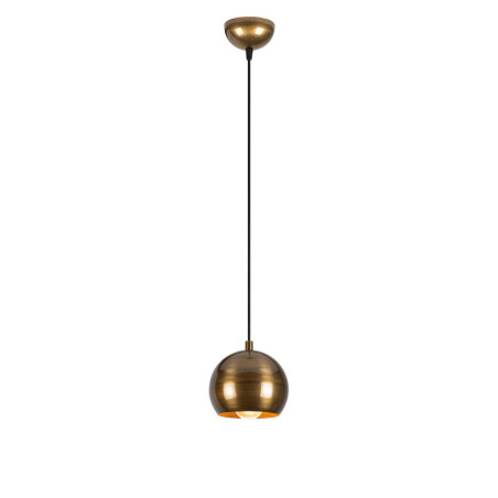 Lustre Luminaire en fer doré - 15 × 30 × H 111 cm - E27 Max 40 W - IP20 - Style scandinave