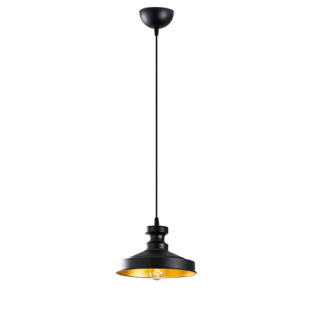 Lustre Luminaire en métal noir - 22 × 22 × H 109 cm - E27 Max 40 W - IP20 - Style industriel
