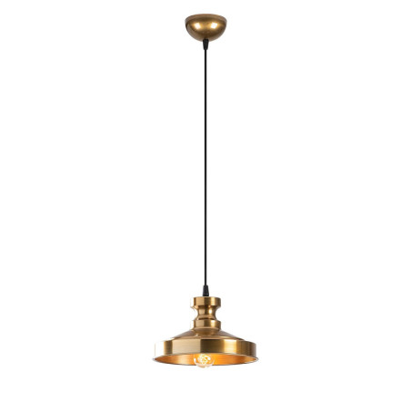Lustre Luminaire en métal doré - 22 × 22 × H 109 cm - E27 Max 40 W - IP20 - Style glamour scandinave