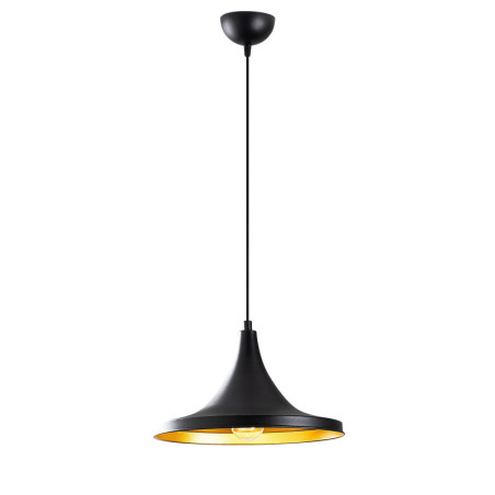 Lustre Luminaire en métal noir - 30 × 30 × H 113 cm - E27 Max 40 W - IP20 - Style industriel scandinave
