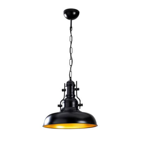 Lustre Luminaire en métal noir - 32 × 32 × H 78 cm - E27 Max 40 W - IP20 - Style industriel scandinave