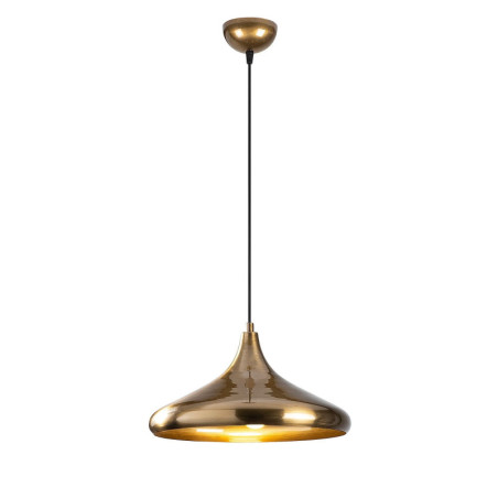 Lustre Luminaire en métal doré - 35 × 35 × H 116 cm - E27 Max 40W - IP20 - Glam Scandinave