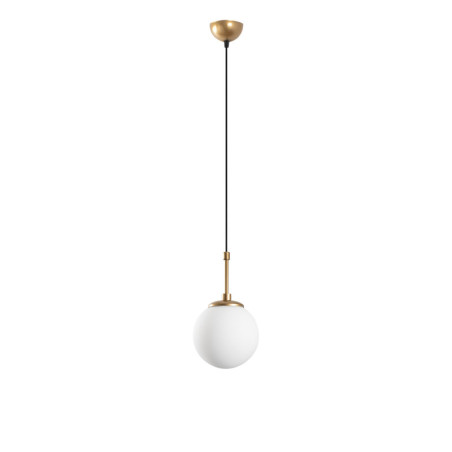 Lustre Luminaire doré - Ø 15 cm - Hauteur réglable 40 à 115 cm - 1 x E14 Max 40W - IP20