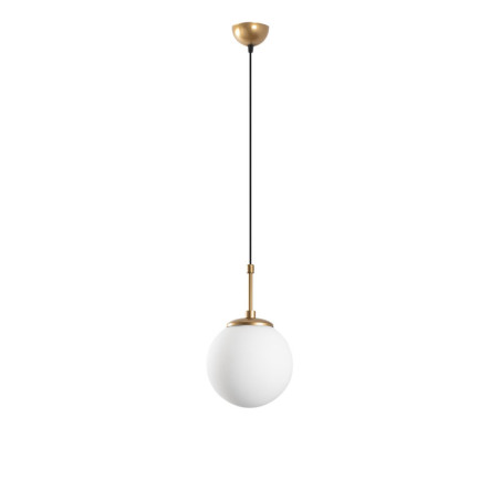 Lustre Luminaire doré - Ø 20 cm - Hauteur réglable 40 à 120 cm - 1 x E27 Max 40W - IP20