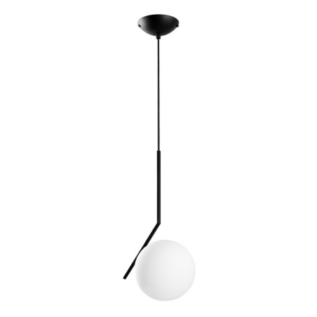 Lustre Luminaire noir - 35 × 25 cm - Hauteur réglable 75 à 115 cm - 1 x G9 Max 8W - IP20