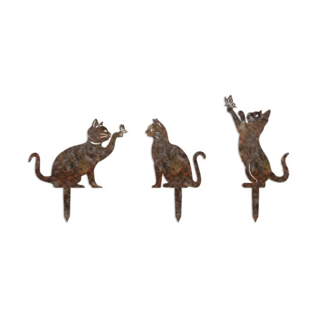 Décoration murale Famille en métal effet antique jusquà 40 x 43 cm lot de 3