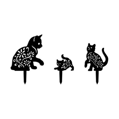 Décoration murale Famille en métal noir jusquà 40 x 36 cm lot de 3