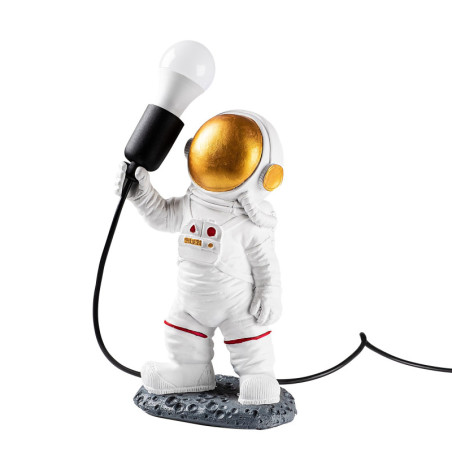 Lampe de table Lampe à poser astronaute en polyester multicolore 30 x 15 x 32 cm douille E27