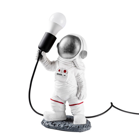Lampe de table Lampe à poser astronaute en polyester multicolore 20 x 15 x 32 cm E27 40 W