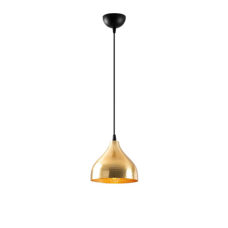 Suspension Luminaire en métal doré Ø18 cm hauteur 114 cm E27 40 W IP20