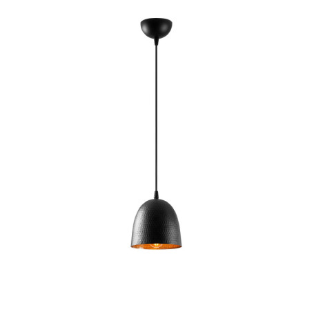Suspension Luminaire en métal noir Ø16 cm hauteur 113 cm IP20