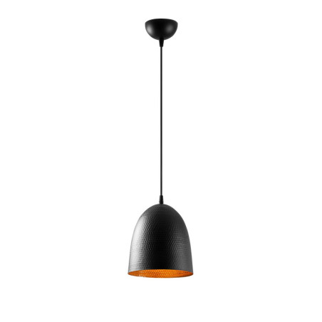 Suspension Luminaire en métal noir Ø20 cm hauteur 125 cm E27 40 W IP20