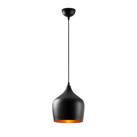 Suspension Luminaire en métal noir Ø22 cm hauteur 124 cm E27 40 W IP20