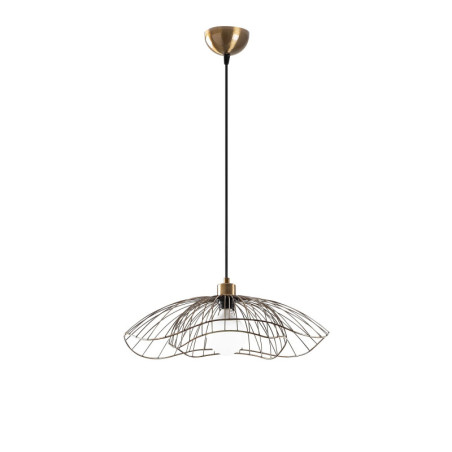 Suspension Luminaire en fer couleur vintage Ø50 cm hauteur réglable 31 à 111 cm E27 40 W IP20